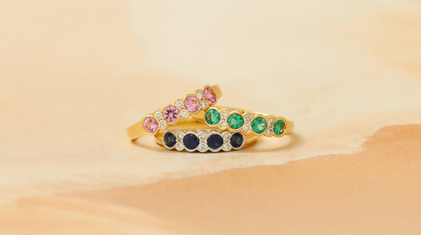 Latest Advert - A Variety of Diamond & Gemstone Eternity Rings