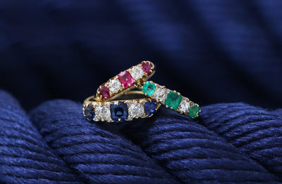 Latest Advert - A Variety of Diamond & Gemstone Five Stone Rings