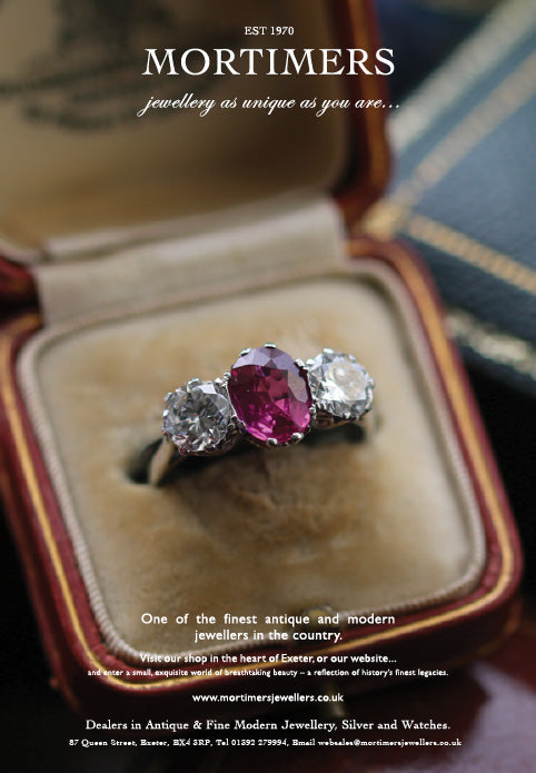 Latest Advert – Platinum Diamond and Pink Sapphire Three Stone Ring