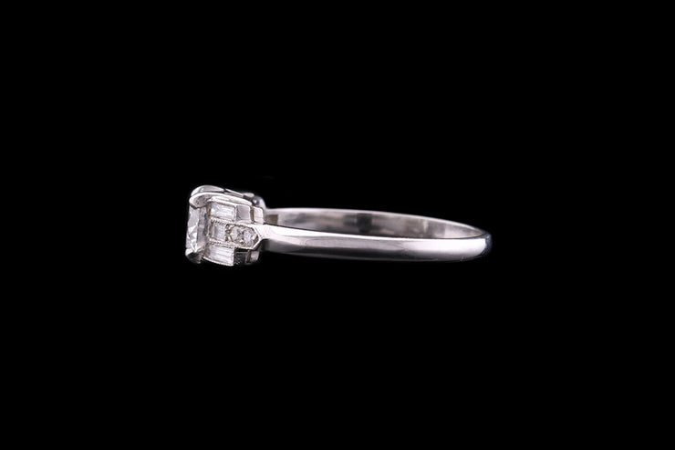 Platinum Diamond Single Stone Ring