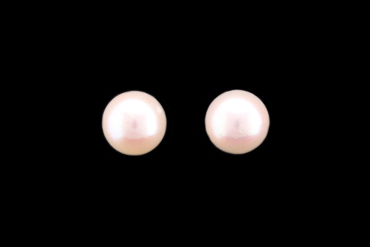 9ct Yellow Gold Cultured Pearl Stud Earrings