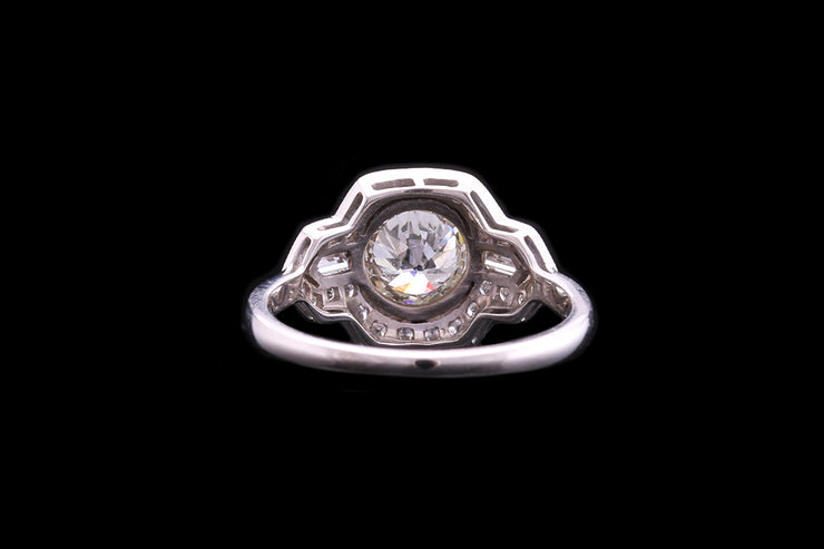 Platinum Diamond Dress Ring