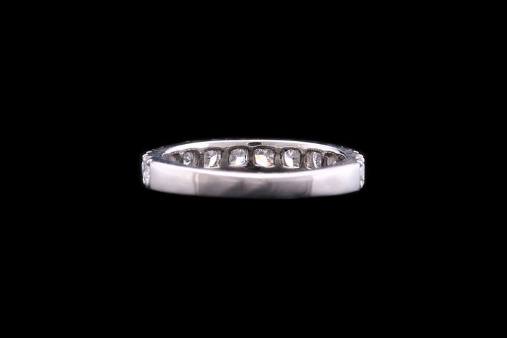 Platinum Diamond Half Eternity Ring