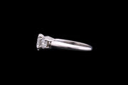 Platinum Diamond Three Stone Ring