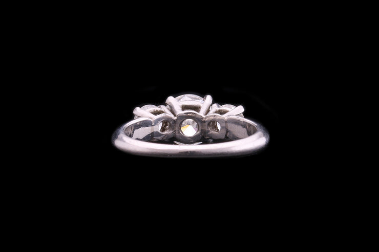 Platinum Diamond Three Stone Ring