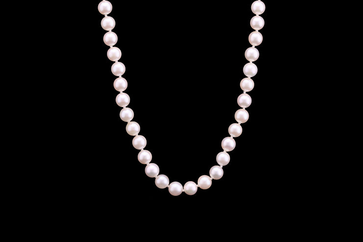 9ct Yellow Gold Cultured Pearl Strand