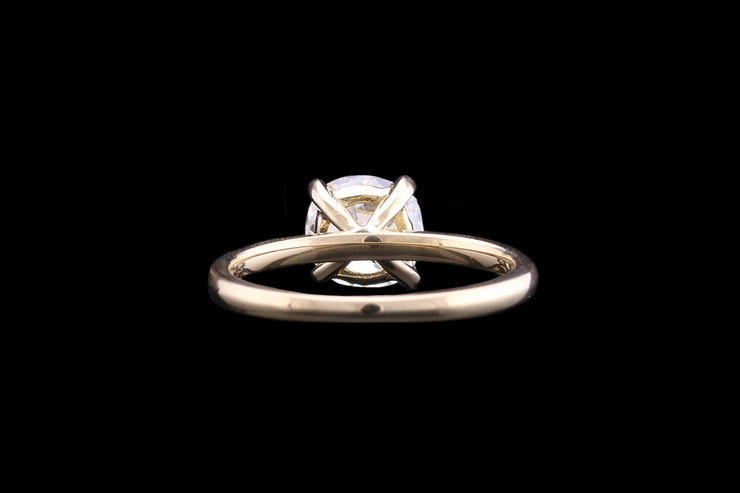 18ct Yellow Gold Diamond Single Stone Ring