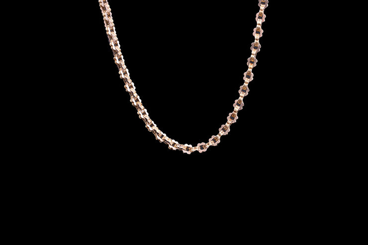 Victorian 9ct Yellow Gold Fancy Link Chain