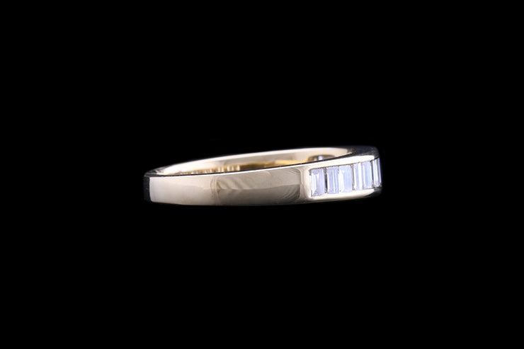 18ct Yellow Gold Diamond Half Eternity Ring