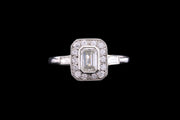 Platinum Diamond Dress Ring