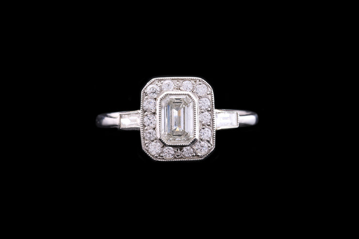 Platinum Diamond Dress Ring