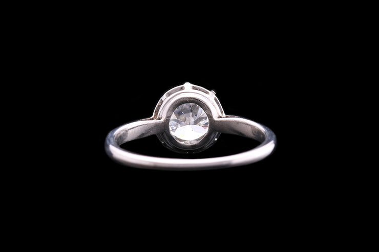 Platinum Diamond Single Stone Ring