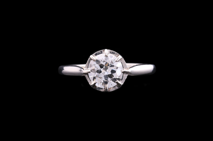 Platinum Diamond Single Stone Ring