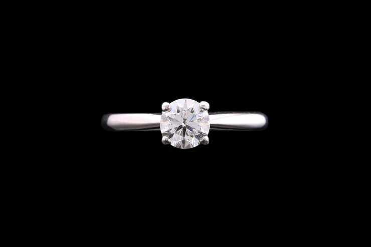 Platinum Diamond Single Stone Ring