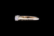 Victorian 18ct Yellow Gold Diamond Five Stone Ring