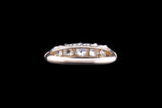 Victorian 18ct Yellow Gold Diamond Five Stone Ring