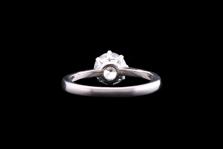 Platinum Diamond Single Stone Ring