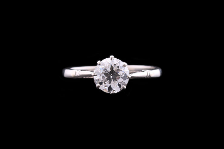 Platinum Diamond Single Stone Ring