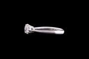 18ct White Gold Diamond Three Stone Ring