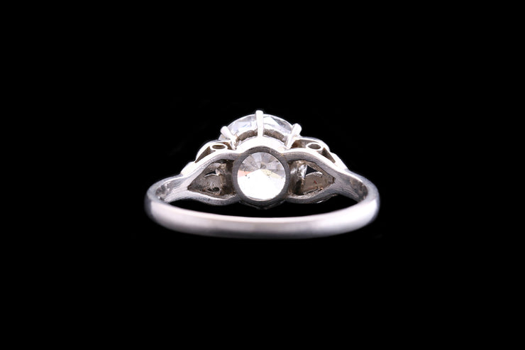 Platinum Diamond Single Stone Ring