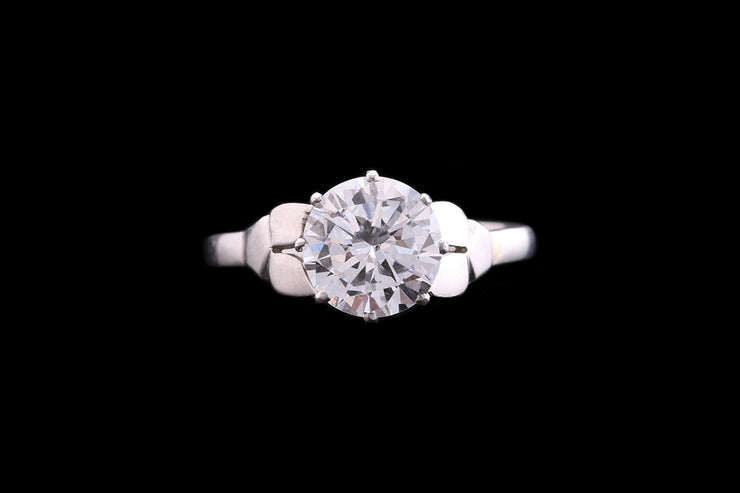 Platinum Diamond Single Stone Ring