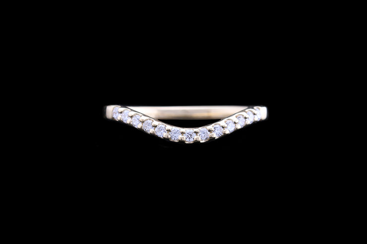 18ct Yellow Gold Diamond Shaped Eternity Ring