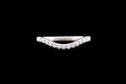 Platinum Diamond Shaped Eternity Ring