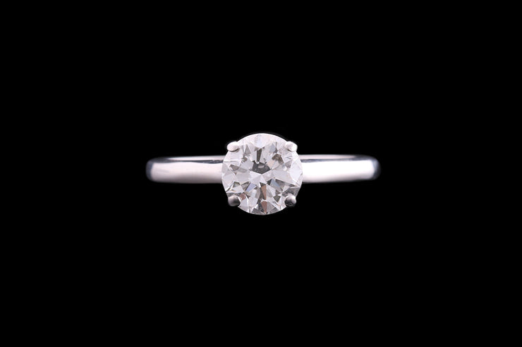 18ct White Gold Diamond Single Stone Ring