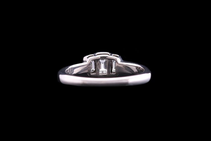 18ct White Gold Diamond Three Stone Ring