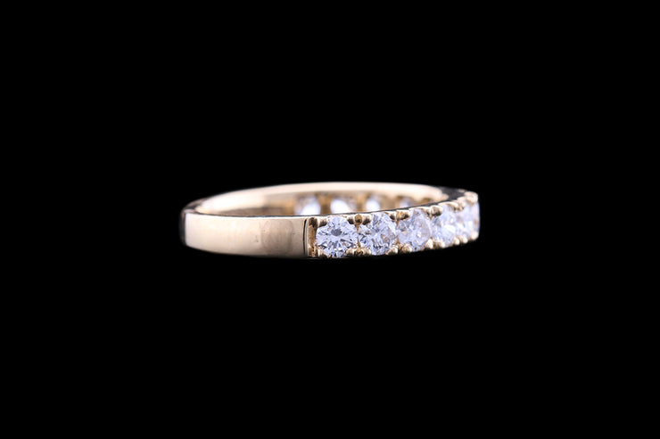 18ct Yellow Gold Diamond Half Eternity Ring