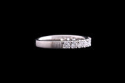 Platinum Diamond Half Eternity Ring