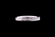 Platinum Diamond Half Eternity Ring