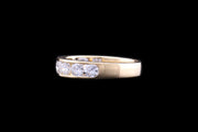 18ct Yellow Gold Diamond Half Eternity Ring