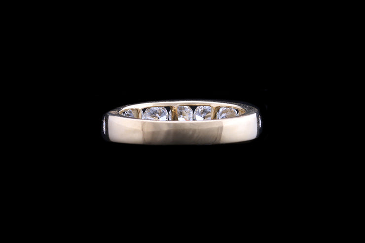 18ct Yellow Gold Diamond Half Eternity Ring