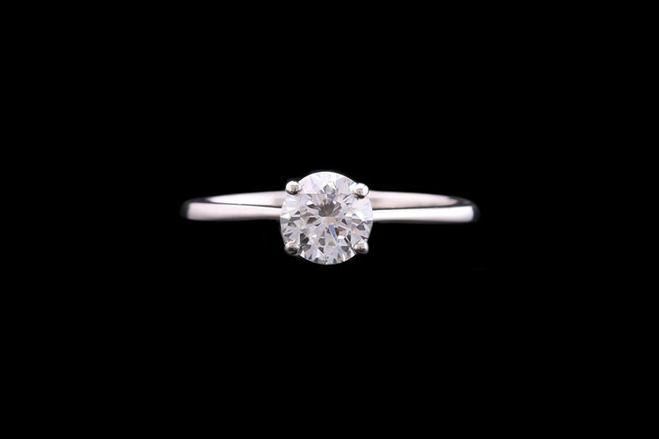 Platinum Diamond Single Stone Ring