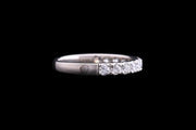 Platinum Diamond Half Eternity Ring