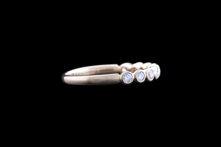 18ct Yellow Gold Diamond Half Eternity Ring