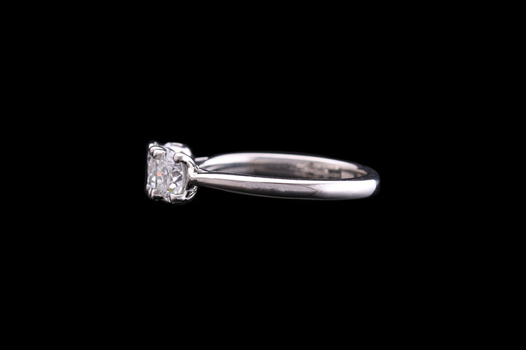 Platinum Diamond Three Stone Ring