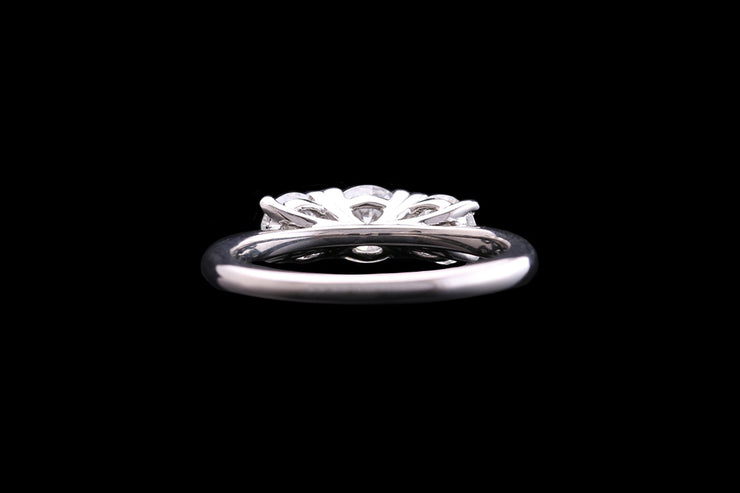 Platinum Diamond Three Stone Ring