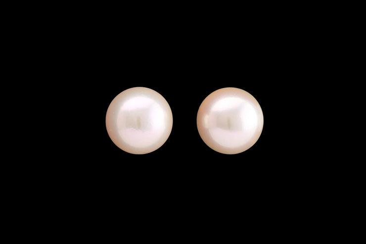 9ct Yellow Gold Cultured Pearl Stud Earrings