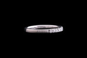 Platinum Diamond Half Eternity Ring