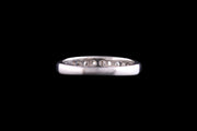 Platinum Diamond Half Eternity Ring