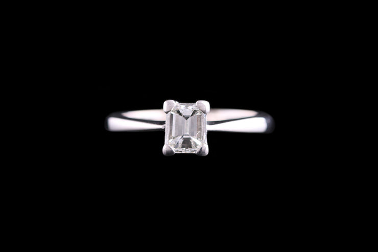 18ct White Gold Diamond Single Stone Ring