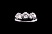 Platinum Diamond Three Stone Ring