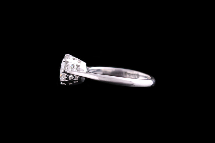 18ct White Gold Diamond Single Stone Ring