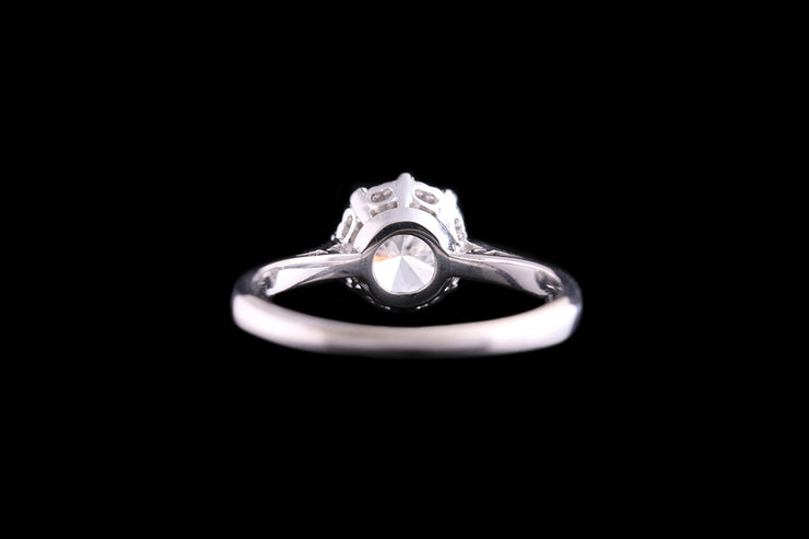 18ct White Gold Diamond Single Stone Ring