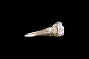 Victorian 18ct Yellow Gold Diamond Nine Stone Ring