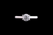 Platinum Diamond Single Stone Ring