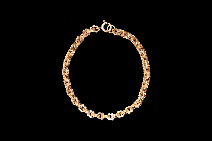 Victorian 9ct Yellow Gold Decorative Bracelet