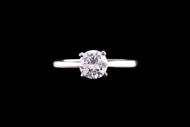 18ct White Gold Diamond Single Stone Ring